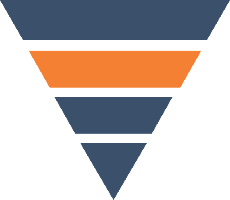 a blue and orange cloud with a white background